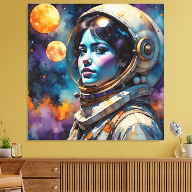 IMPRESSÃO EM TELA THE NEW WORLD MAN 2 (Insitu(Sala de estar))