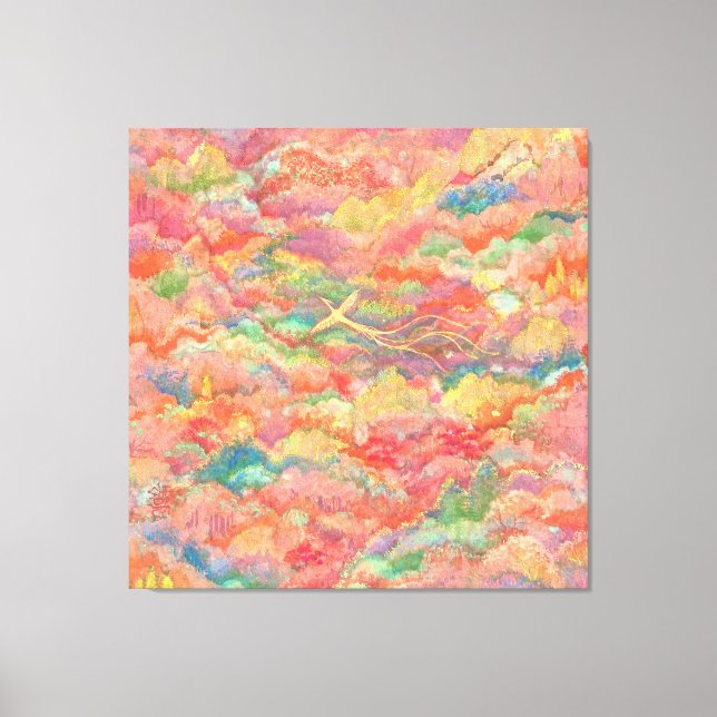 Impressão Em Tela The Phoenix's Flight to Paradise (Frente)