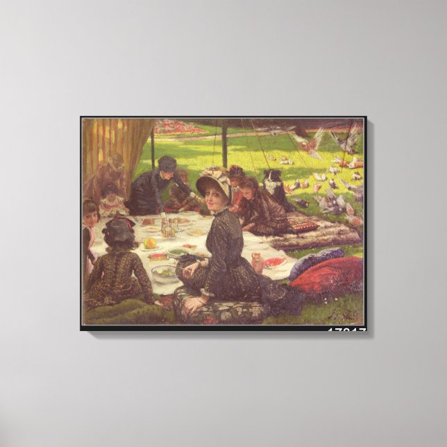 Impressão Em Tela The Picnic , c.1881-2 (Frente)