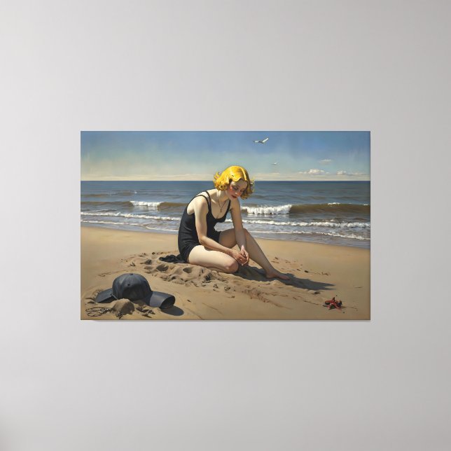 Impressão Em Tela The Red Starfish (Signed (Frente)