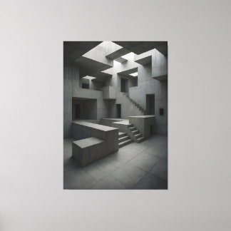 Impressão Em Tela The Shape of Silent Blocks × The Shape of Withheld