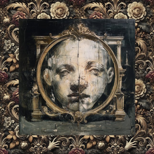 Impressão Em Tela The Spiritual Divide — Gothic Surreal Fine Art (The Spiritual Divide + The Seeds We Sow)