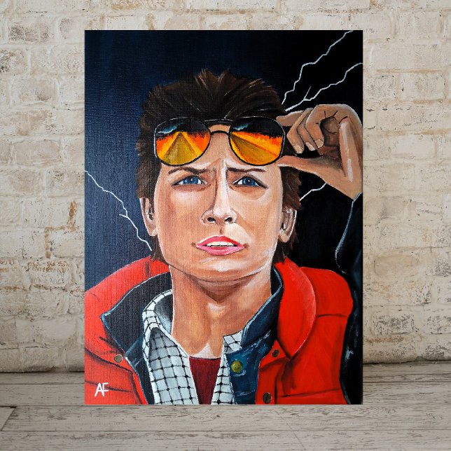 Impressão Em Tela The Time Traveller Painting by Alfred Fox (Criador carregado)