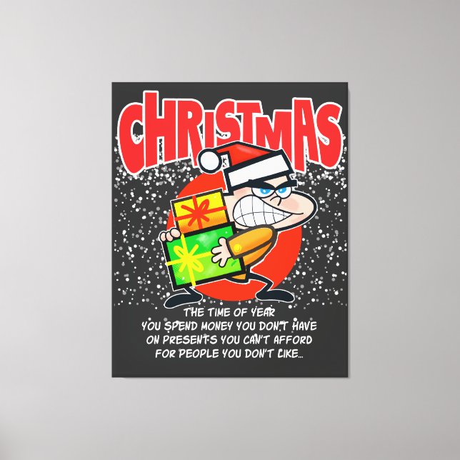 Impressão Em Tela The tote bag for people who don't like Christmas (Frente)