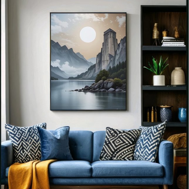 Impressão Em Tela The Tower of Eternal Silence (Criador carregado)