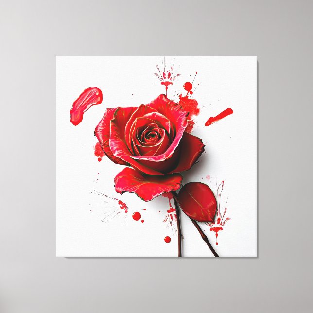 Impressão Em Tela The Versatility of Blooming Roses in Art (Frente)