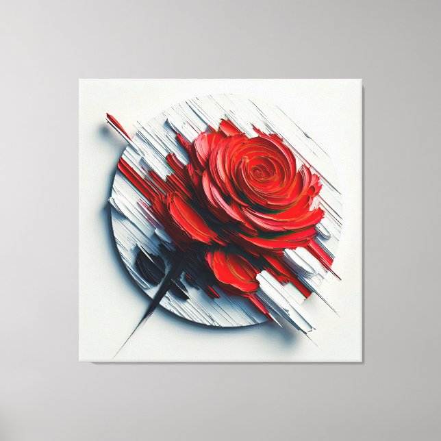 Impressão Em Tela The Versatility of Blooming Roses in Art (Frente)