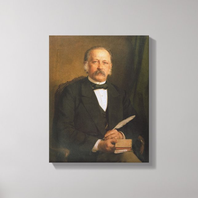 Impressão Em Tela Theodore Fontane, 1883 (Frente)