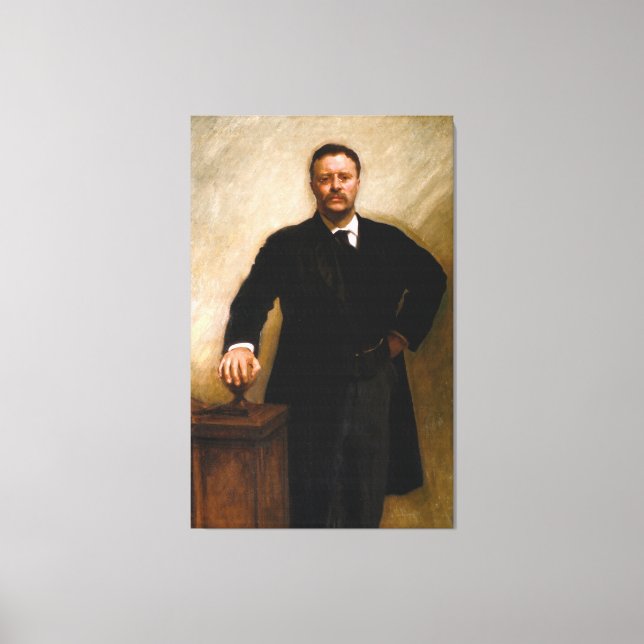 Impressão Em Tela THEODORE ROOSEVELT Retrato De John Singer Sargent (Frente)
