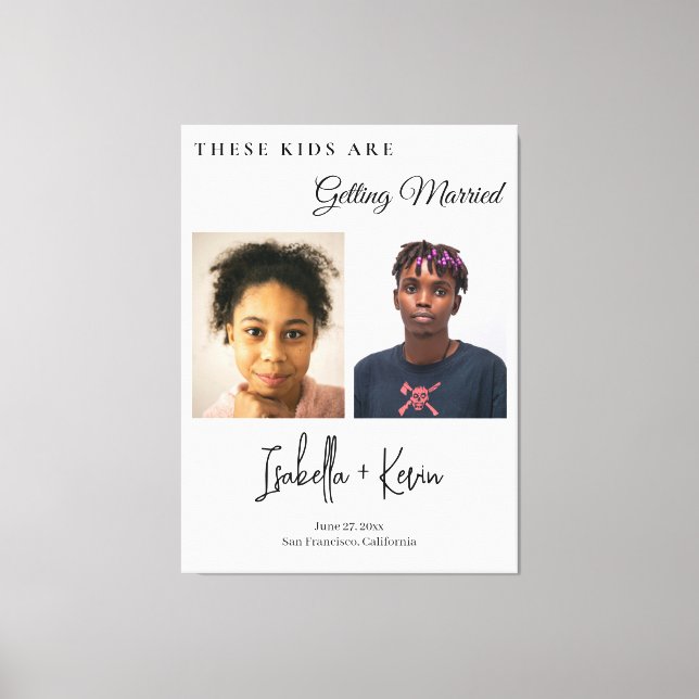 Impressão Em Tela These Kids Are Getting Married Rehearsal Dinner (Frente)
