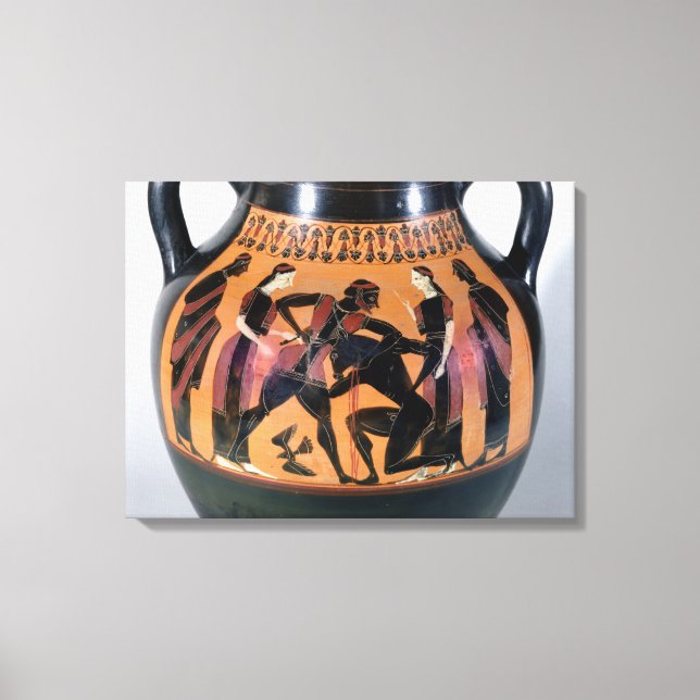 Impressão Em Tela Theseus Lutando contra o Minotauro (Frente)