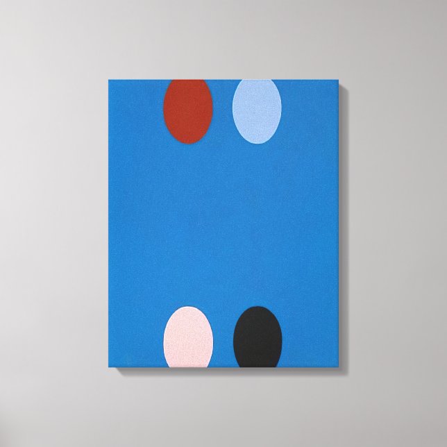 Impressão Em Tela Thomas Downing - France Blue - 1965 (Frente)