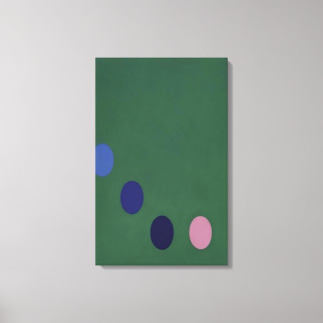 Impressão Em Tela Thomas Downing - Praça Verde - Arte Op (Frente)