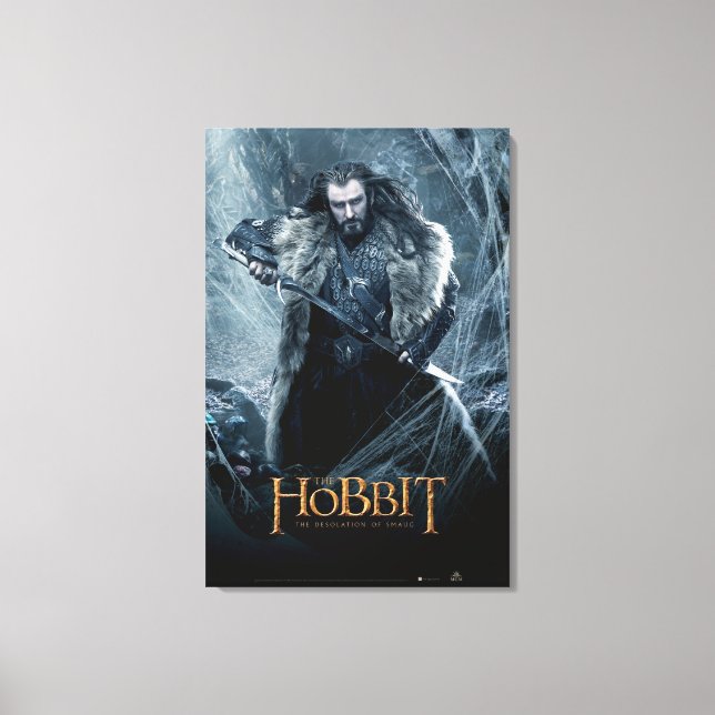 Impressão Em Tela THORIN OAKENSHIELD™ Caracter Poster 3 (Frente)