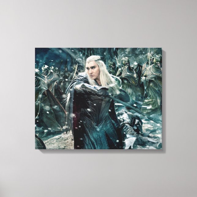 Impressão Em Tela Thranduil Na Batalha (Frente)