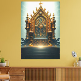 Impressão Em Tela „Thron der Götter – Sitz der himmlischen Macht“