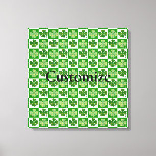 Impressão Em Tela Thunder_Cove do Padrão Shamrock