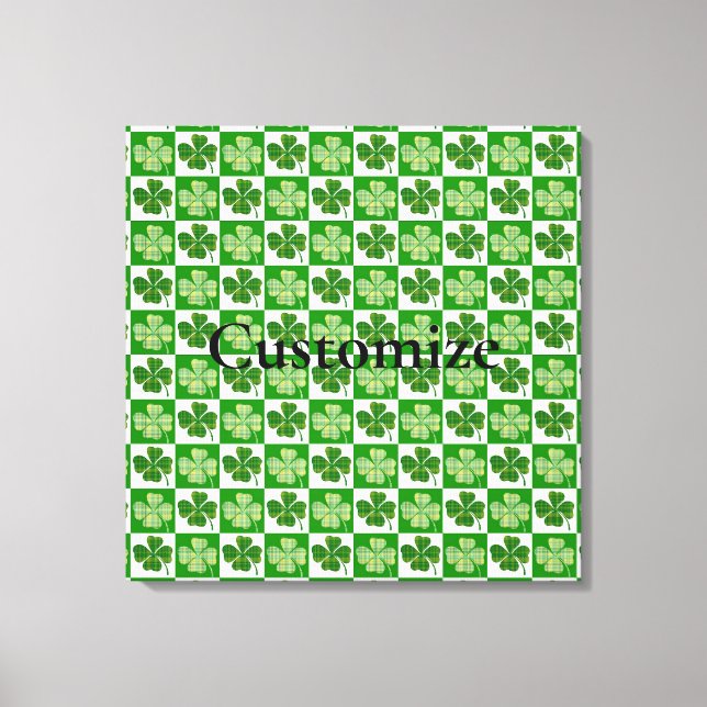 Impressão Em Tela Thunder_Cove do Padrão Shamrock (Frente)