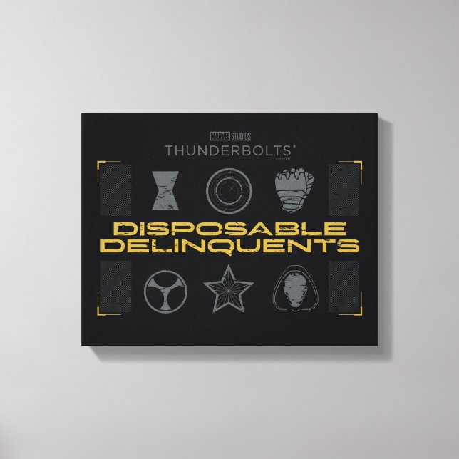 Impressão Em Tela Thunderbolts* | Disposable Delinquents (Frente)