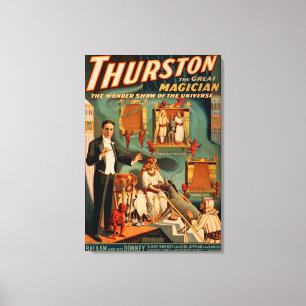 Impressão Em Tela Thurston - os demónios & o asno desaparecem a
