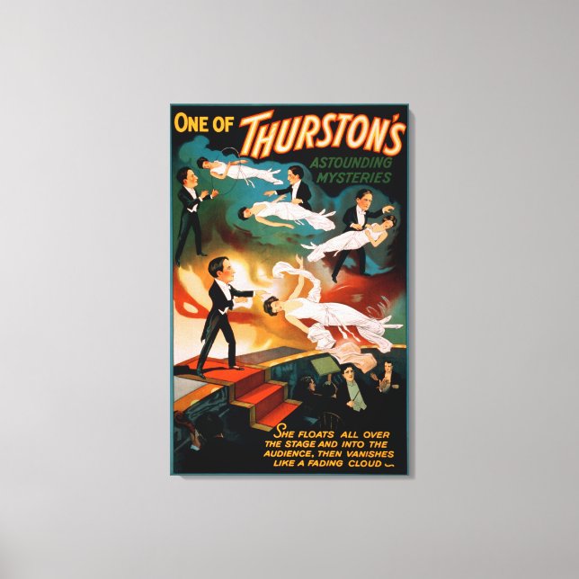 Impressão Em Tela Thürston's Surpreendentes Mistérios Magic Poster (Frente)