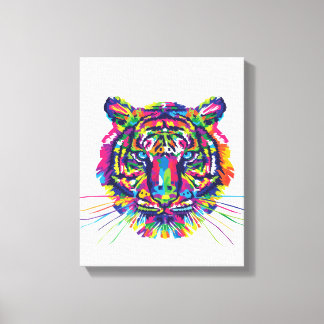 Impressão Em Tela Tigre Face | Zazzle_Growth.