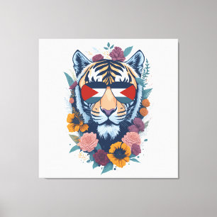 Impressão Em Tela Tigre palestino - BANDEIRA da Palestina