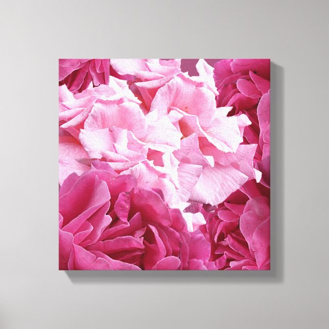 Impressão Em Tela Tinta rosa bonito moderna rosa rosa rosa bela digi (Frente)