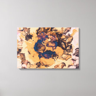 Impressão Em Tela Tintas laranja