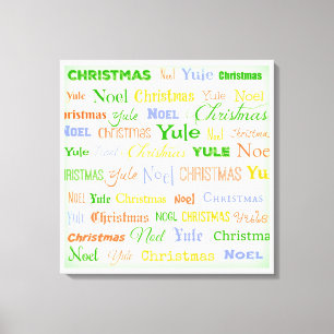 Impressão Em Tela Tipografia de Natal