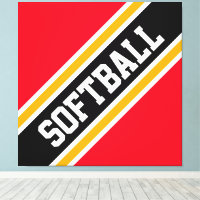 Tiras de SOFTBALL Negras Negras, brilhantes esport