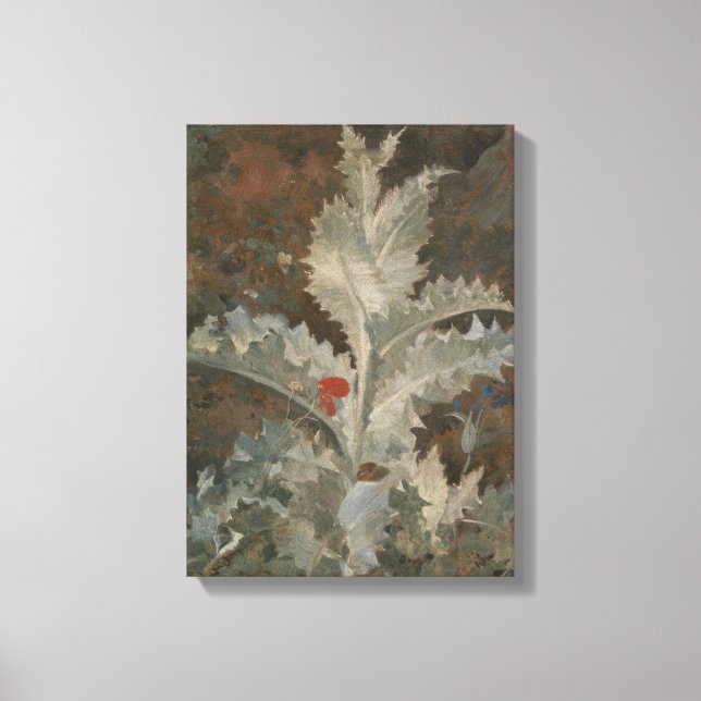 Impressão Em Tela Tistle (por John Crome) (Frente)