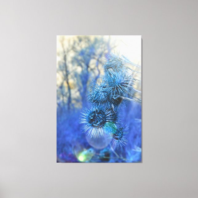 Impressão Em Tela Tistro em Roxo (Frente)