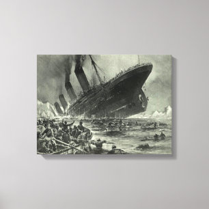 Impressão Em Tela Titanic do RMS em Sinalização