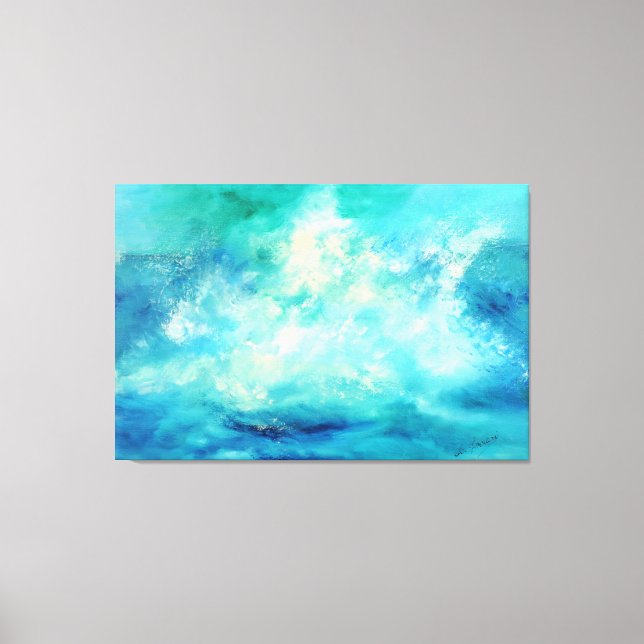 Impressão Em Tela título: "marina grande" Autor italiano (Frente)