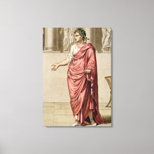 Impressão Em Tela Titus, traje para "Berenice" por Jean Racine, de