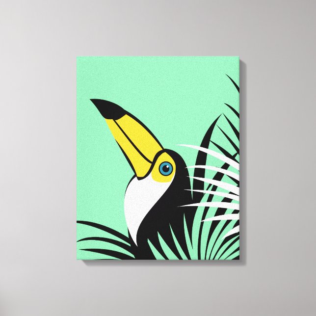 Impressão Em Tela Toco Toucan Jungle (Frente)