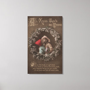 Impressão Em Tela Todas as alegrias do XMAS sejam beijo dos miúdos