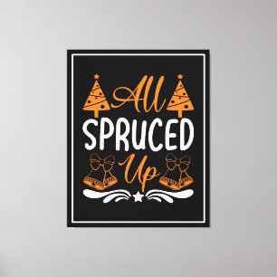 Impressão Em Tela Todos Pulverizados - Designs de Natal