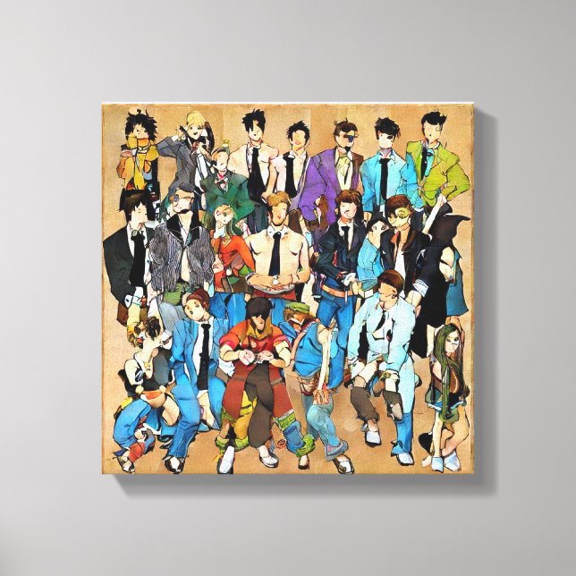 Impressão Em Tela Together and mixed. (Frente)