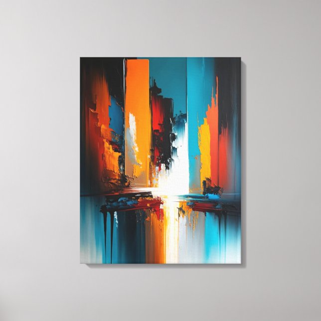 Impressão Em Tela Toile art abstrait  (Frente)