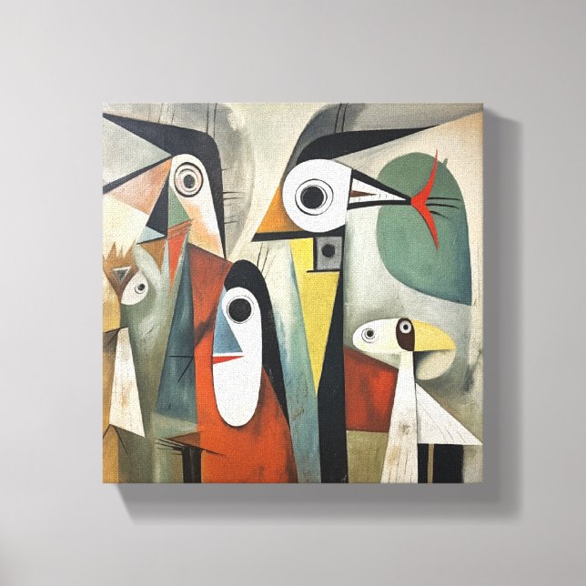 Impressão Em Tela Toile art abstrait  (Frente)