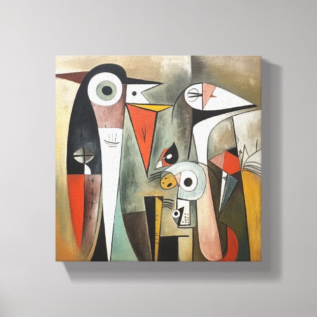 Impressão Em Tela Toile art abstrait  (Frente)