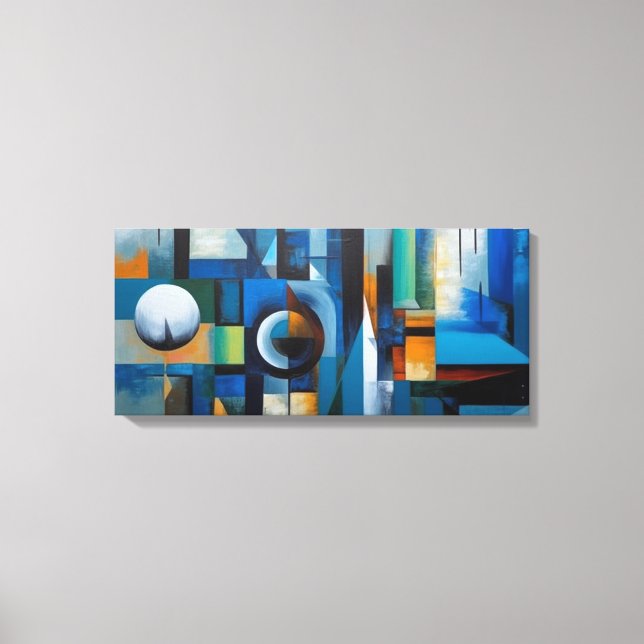 Impressão Em Tela Toile d'art abstrait (Frente)