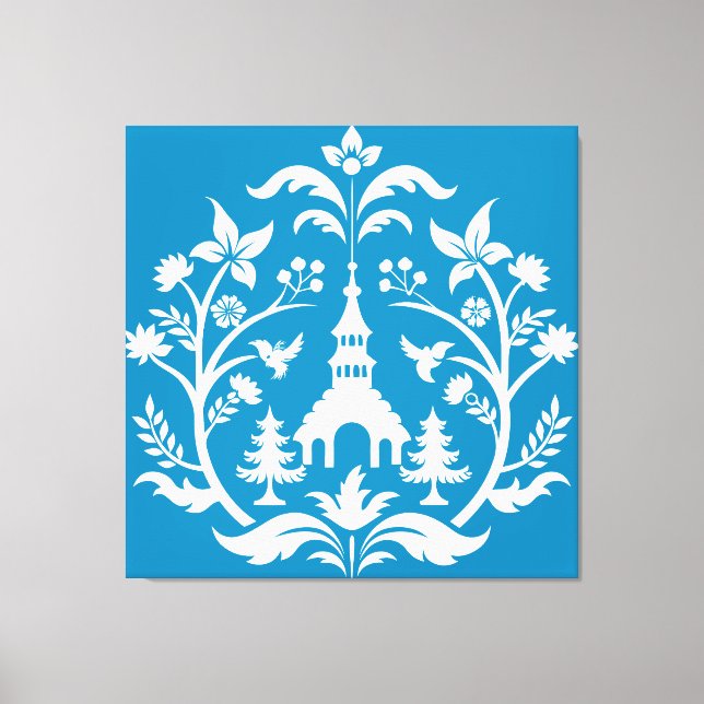 Impressão Em Tela Toile de Jouy (Frente)