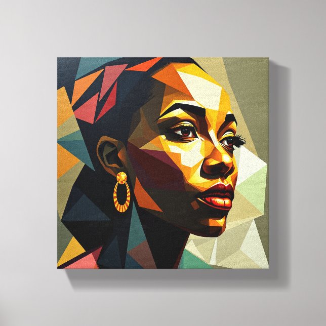 Impressão Em Tela Toile Tableau Deco (Silhoette de Paix ) (Frente)