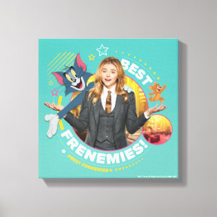 Impressão Em Tela Tom & Jerry Com Kayla - Os melhores franceses