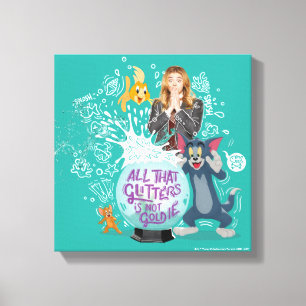 Impressão Em Tela Tom & Jerry - Tudo Que Gliters Não É Goldie