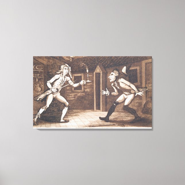 Impressão Em Tela Tom Jones e o Centro, 1799 (Frente)