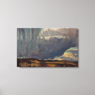 Impressão Em Tela Tom Thomson - APROXIMANDO-SE DA SNOWSTORM 1915
